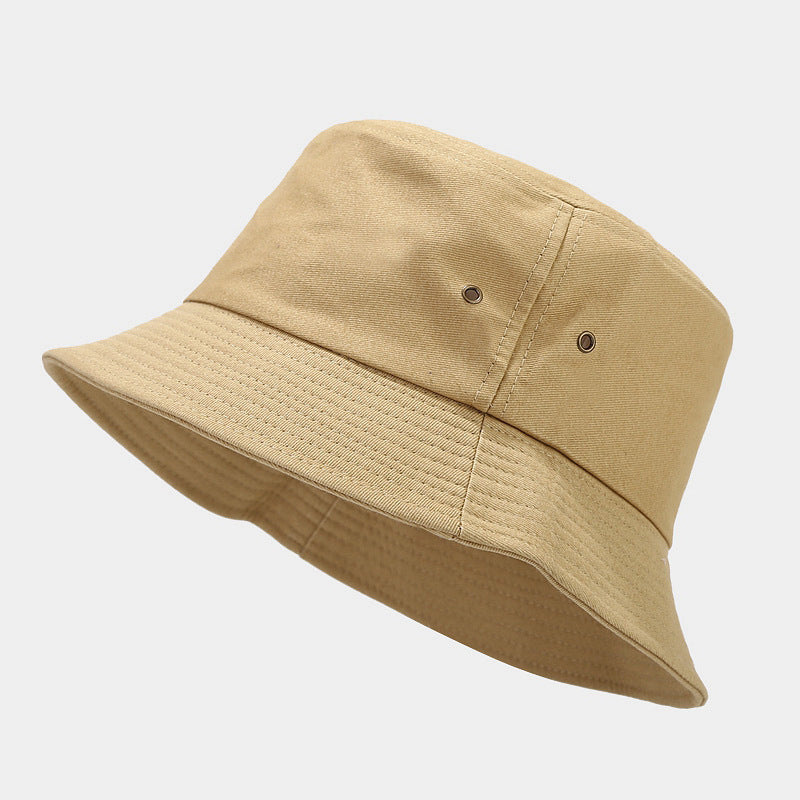 Algodón al por mayor Simple Solid Color Bucket Sombrero
